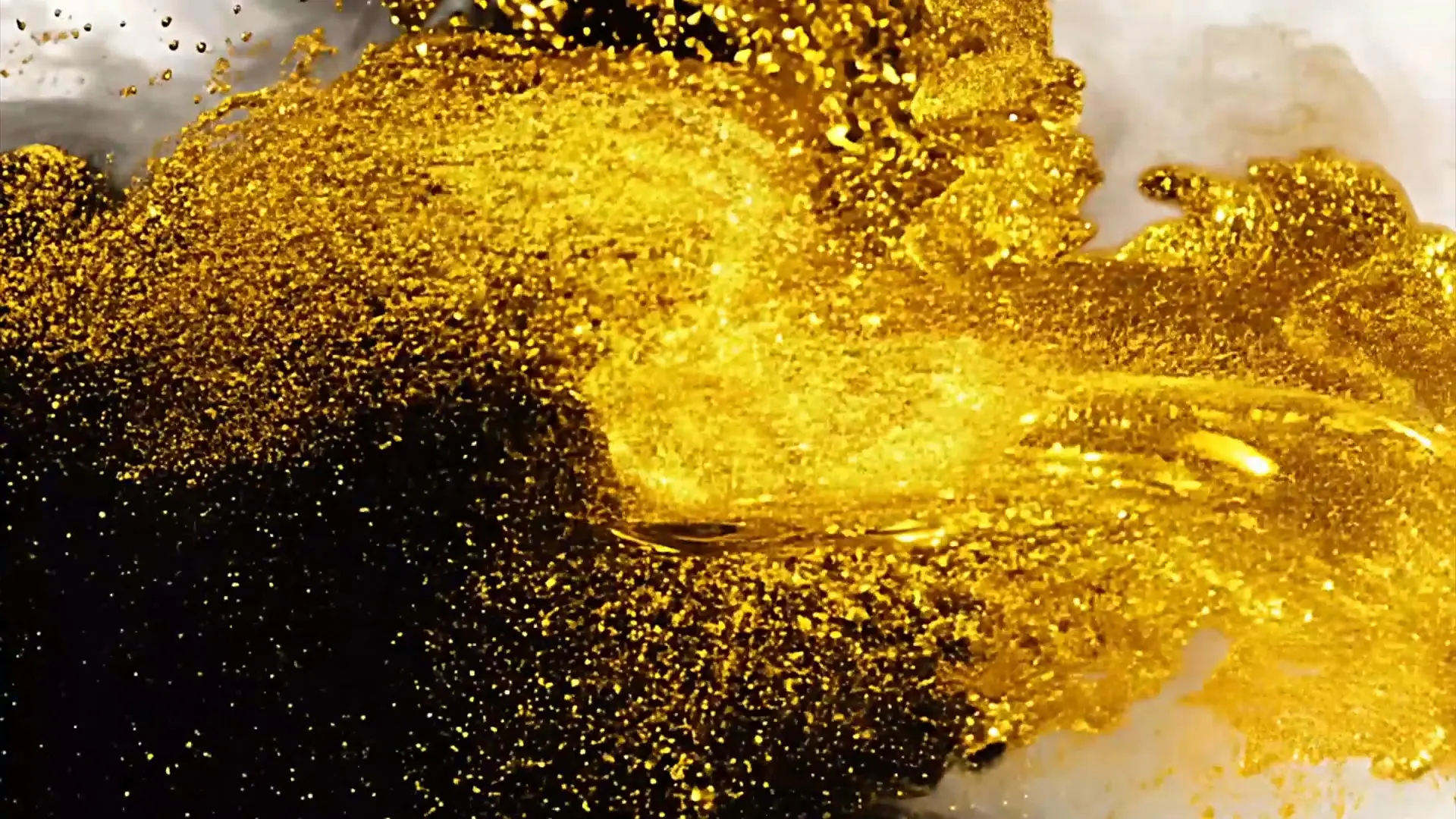 Luxurious Gold Fluid Transition for Logo Reveals